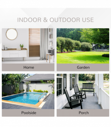 Single Wicker Furniture Sofa Chair w/ Padded Cushion for Garden Balcony