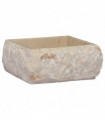 vidaXL Sink Cream 30x30x13 cm Marble