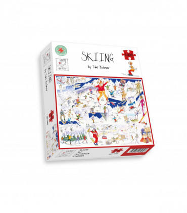 Skiing - Tim Bulmer 1000 Piece Jigsaw Puzzle