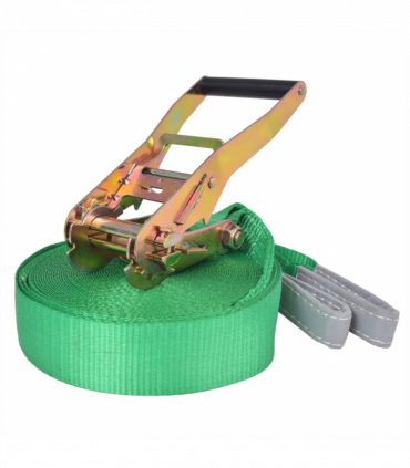 Slackline 15 m x 50 mm 150 kg Green