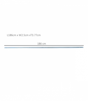 Sliding Barn Door Hardware Kit Track System Gear Set Divider HOMCOM