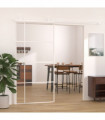 Sliding Door ESG Glass and Aluminium 102.5x205 cm White