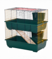 Small Animal Cage Habitat w/ Accessories 2-Story Large Pet Play House Pawhut