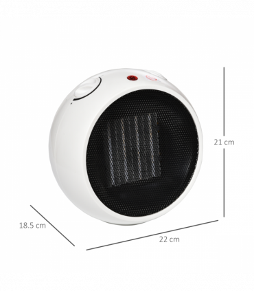 Small Space Heater Ceramic Electric Heater with 3 Heating Mode