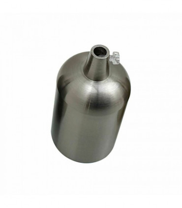 Smooth Holder Satin Nickel retro antique vintage lamp holder~2725