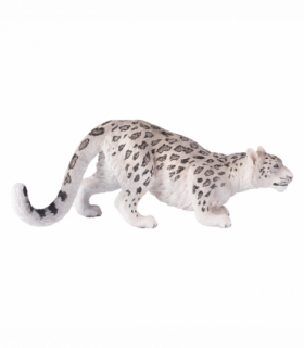 Snow Leopard Toy  Realistic Big Cat Figurine