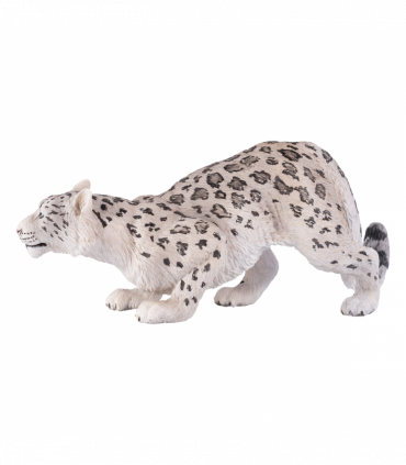 Snow Leopard Toy  Realistic Big Cat Figurine