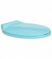 Soft-Close Toilet Seat Green Oval