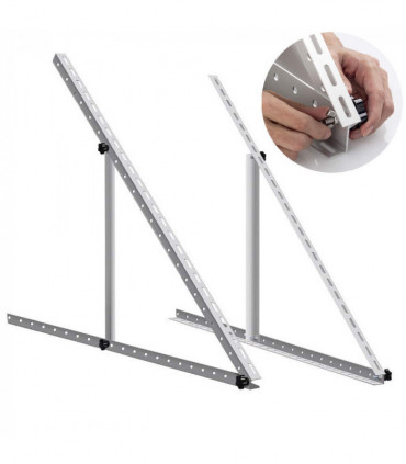 Solar Panel Brackets Adjustable Angle Mounting Frame Shed Boat Ground Mount M