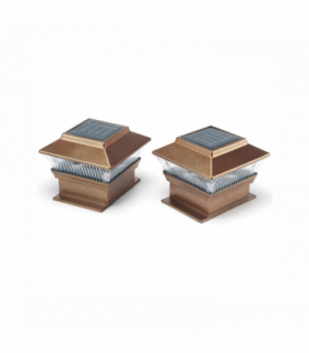 Solar lights 2 post lights