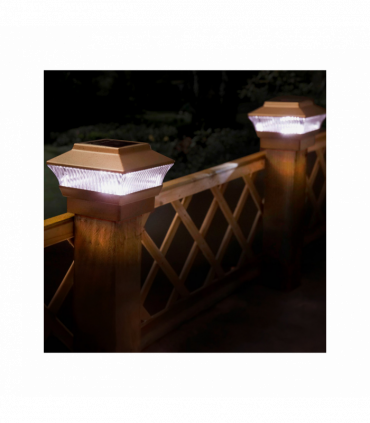 Solar lights 2 post lights