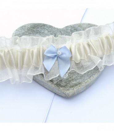Something Blue Wedding Garter