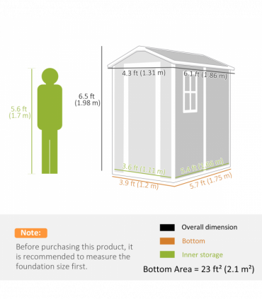Spacious Grey Tool Shed - Weatherproof & Secure Outdoor Storage