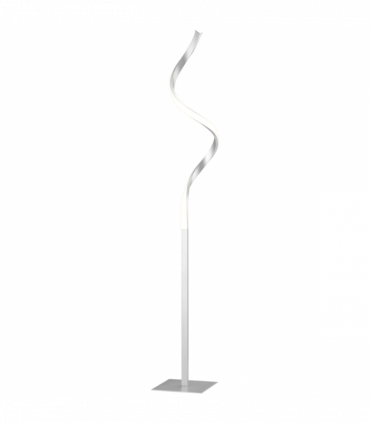 Spiral Floor Lamp for Living Room with 3 Adjustable Brightness, Silver HOMCOM