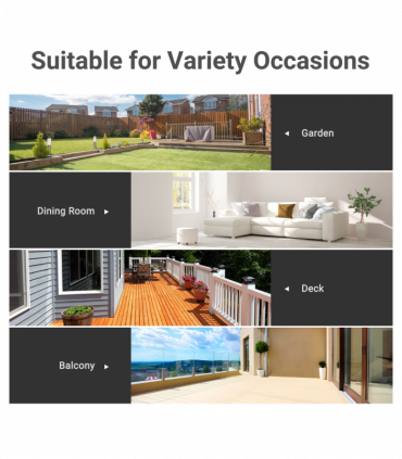 Square Glass Bistro Table Bar Dining Kitchen Breakfast Party Table 68.5x84 cm