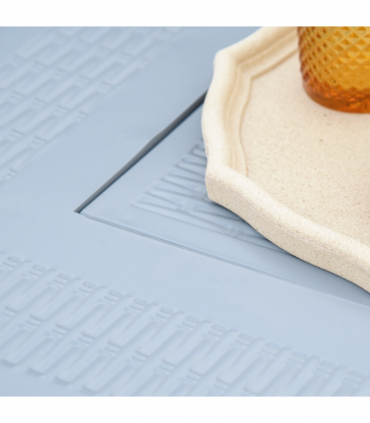 Square Propane Gas Fire Pit Table Rattan Smokeless Heater with Lava Rocks & Lid