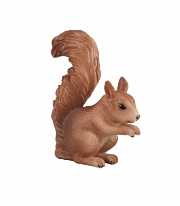 Squirrel Standing Toy  Realistic Woodland Animal Model