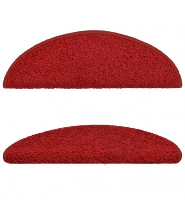 Stair Mats 10 pcs 56x20 cm Red