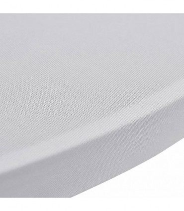 Standing Table Cover Ø70cm White Stretch 2 pcs
