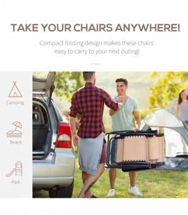 Steel Frame Zero Gravity Outdoor Garden Deck Chair with Canopy - Beige