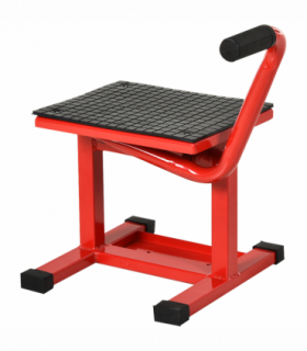 Steel Motorbike Jack Lift Rubber Platform Crank Lift  Repair Table Durhand
