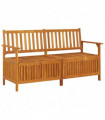 Storage Bench 148 cm Solid Wood Acacia