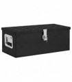 Storage Box Black 70x31x27 cm Aluminium