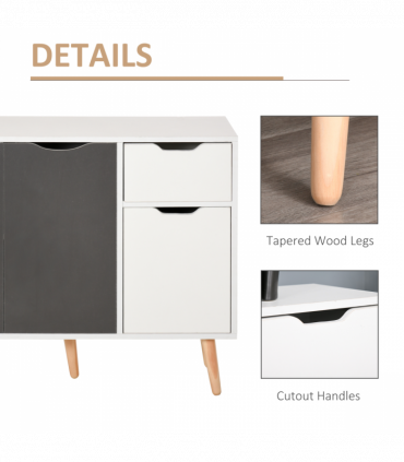 Storage Cabinet Sideboard with Drawer Bedroom, Living Room, Home Office