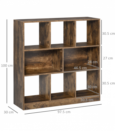 Storage Shelf 3-Tier Bookcase Display Rack  Organizer for  Office