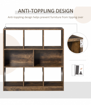 Storage Shelf 3-Tier Bookcase Display Rack  Organizer for  Office