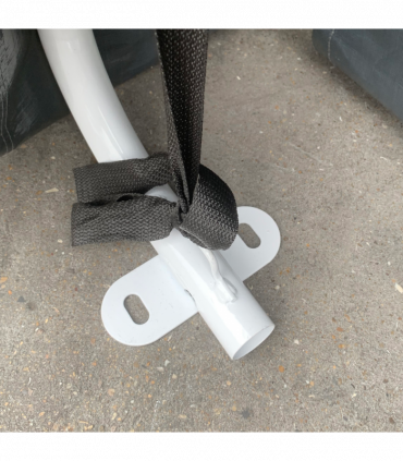 Storage Tent, Heavy Duty Metal Frame 2.8x2.4x2.4m, Dark Grey