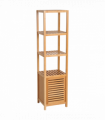 Storage Unit Freestanding Cabinet w/ Shelves Cupboard Organiser Bathroom