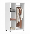 Storage Wardrobe White with Shelves