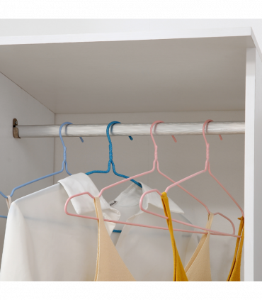 Storage Wardrobe White with Shelves