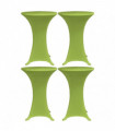 vidaXL Stretch Table Cover 4 pcs 60 cm Green