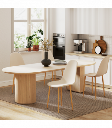 Stylish Black Dining Chairs Set - Comfortable & Modern Accent Pieces