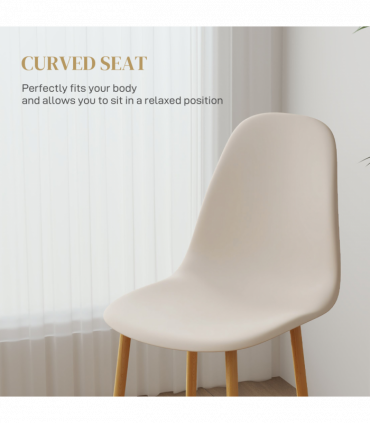 Stylish Black Dining Chairs Set - Comfortable & Modern Accent Pieces