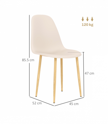 Stylish Black Dining Chairs Set - Comfortable & Modern Accent Pieces