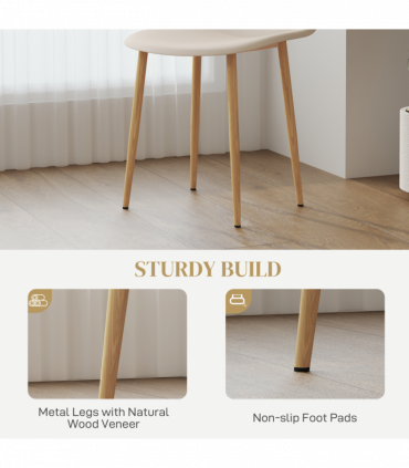 Stylish Black Dining Chairs Set - Comfortable & Modern Accent Pieces