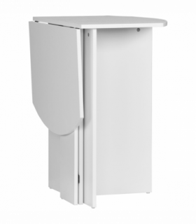 Stylish Oak Folding Dining Table - Space-Saving Design for 4 People