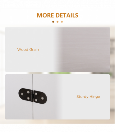 Stylish Oak Folding Dining Table - Space-Saving Design for 4 People