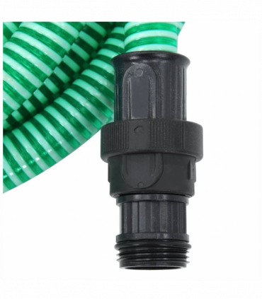 vidaXL Suction Hose with PVC Connectors Green 1" 10 m PVC