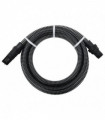 Suction Hose with PVC Connectors 7 m 22 mm Black