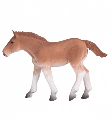 Suffolk Punch Foal Toy  Realistic Horse Figurine