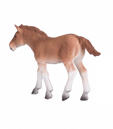 Suffolk Punch Foal Toy  Realistic Horse Figurine
