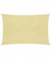Sunshade Sail 160 g/m² Beige 2.5x3.5 m HDPE