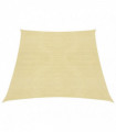 vidaXL Sunshade Sail 160 g/m² Beige 3/4x3 m HDPE
