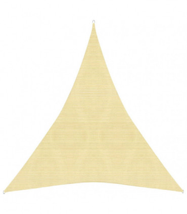 Sunshade Sail 160 g/m² Beige 4x5x5 m HDPE