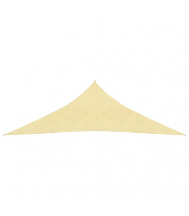 Sunshade Sail 160 g/m² Beige 5x5x6 m HDPE