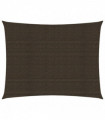 Sunshade Sail 160 g/m² Brown 2.5x4 m HDPE